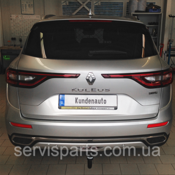 Швидкоз'ємний фаркоп на Renault Koleos II 2017 - на ключах (Рено Колеос) - Зображення 3