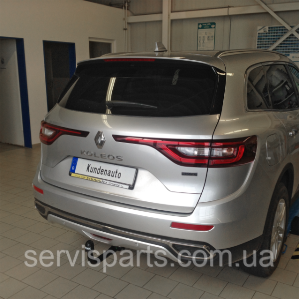 Швидкоз'ємний фаркоп на Renault Koleos II 2017 - на ключах (Рено Колеос) - Зображення 4