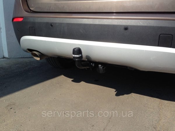 Польський фаркоп на BMW X1 E84 2009-2015 (БМВ Х1 E84) без підрізу бампера. - Зображення 2