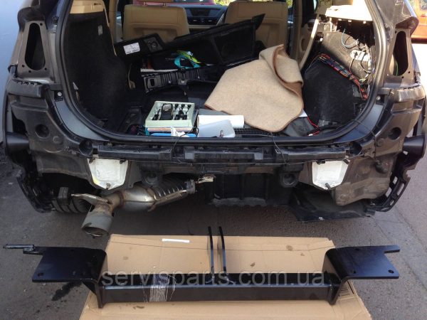 Польський фаркоп на BMW X1 E84 2009-2015 (БМВ Х1 E84) без підрізу бампера. - Зображення 10