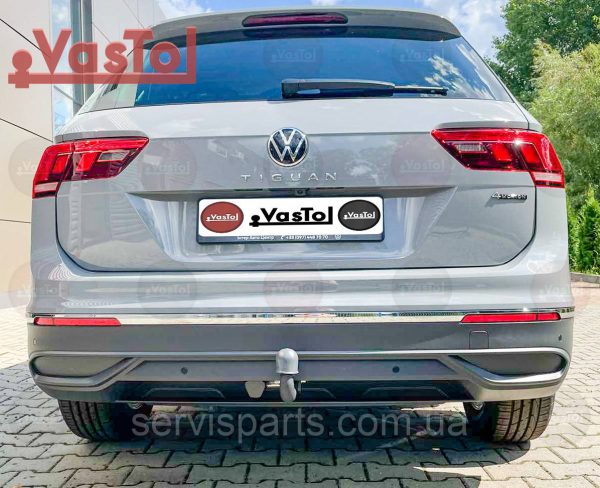 З'ємний фаркоп на Volkswagen Tiguan 2007-2016- (Фольксваген Тігуан) - Зображення 9