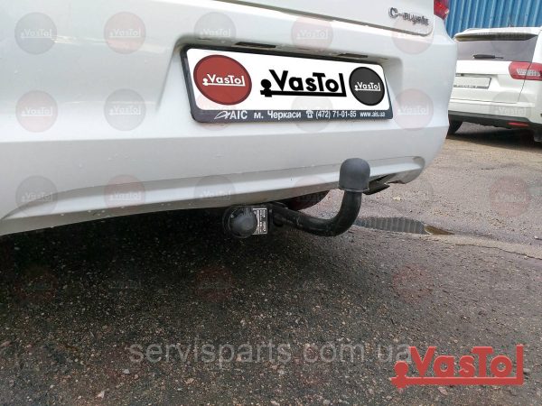 З'ємний фаркоп на Citroen C-Elysee 2012 - без підрізу бампера. - Зображення 4
