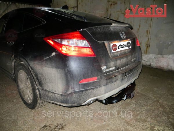 З'ємний фаркоп на Honda Crosstour 2009 - без підрізу бампера. - Зображення 5