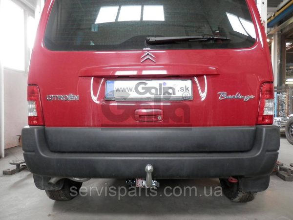 Фаркоп оцинкований на Citroen Berlingo 1996-2011 - Зображення 5