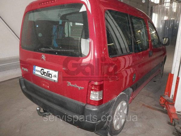 Фаркоп оцинкований на Citroen Berlingo 1996-2011 - Зображення 6