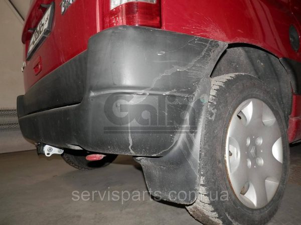 Фаркоп оцинкований на Citroen Berlingo 1996-2011 Швидкознімний автомат на ручці - Зображення 4