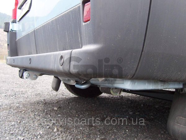 Оцинкований фаркоп на Citroen Jumper 2006- Швидкознімний автомат на ручці - Зображення 2