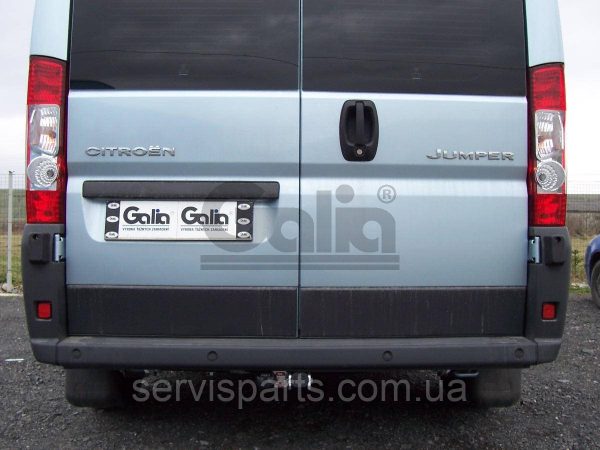 Оцинкований фаркоп на Citroen Jumper 2006- Швидкознімний автомат на ручці - Зображення 4