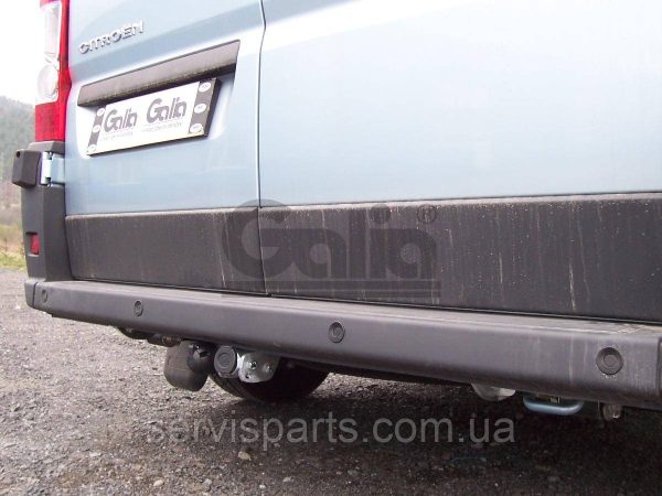 Оцинкований фаркоп на Citroen Jumper 2006- Швидкознімний автомат на ручці