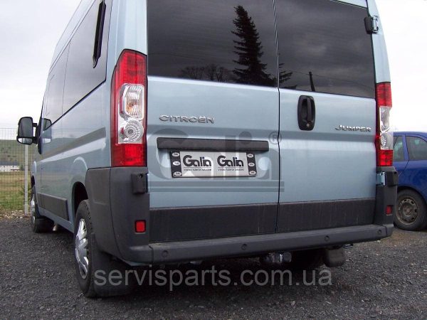 Оцинкований фаркоп на Citroen Jumper 2006- Швидкознімний автомат на ручці - Зображення 6