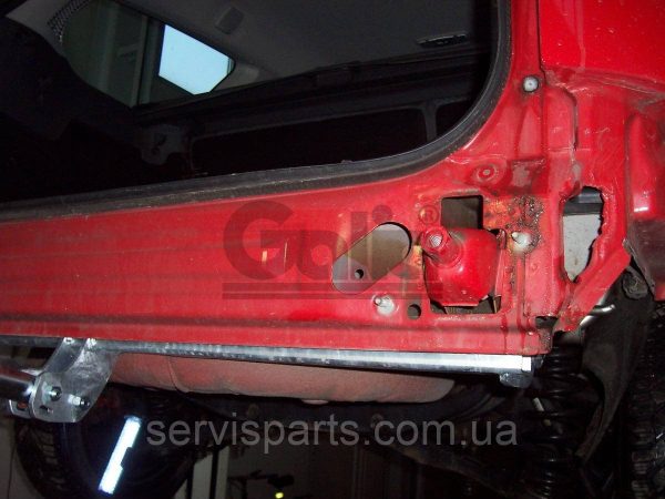 Оцинкований фаркоп на Ford Focus II 2003-2011 Швидкознімний автомат на ручці - Зображення 2