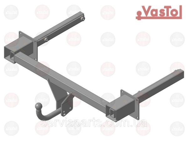 З'ємний гак фаркоп на Mercedes-Benz GL W164 2006-2012 - Зображення 2