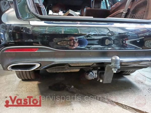 З'ємний гак фаркоп на Mercedes GL W166 2012-2016 Американська вставка під квадрат - Зображення 7