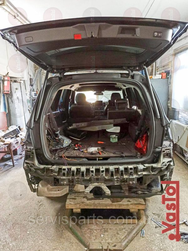 З'ємний гак фаркоп на Mercedes GL W166 2012-2016 Американська вставка під квадрат - Зображення 9