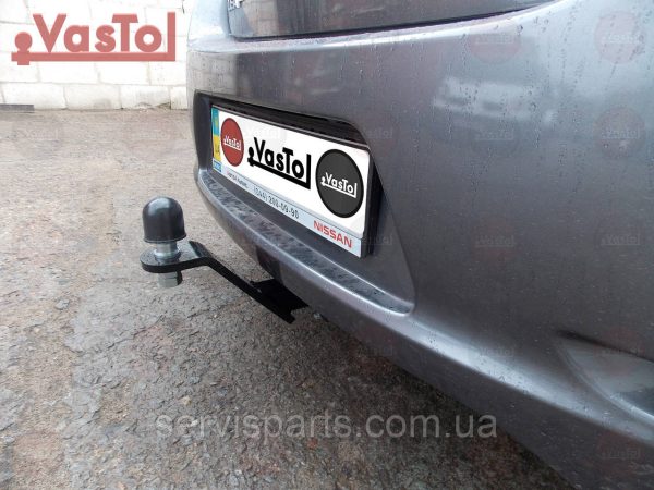 Знімний гак фаркоп на Nissan Leaf 2010-2017 (Нісан Ліф) Американська вставка під квадрат - Зображення 3