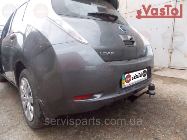 Знімний гак фаркоп на Nissan Leaf 2010-2017 (Нісан Ліф) Американська вставка під квадрат - Зображення 4