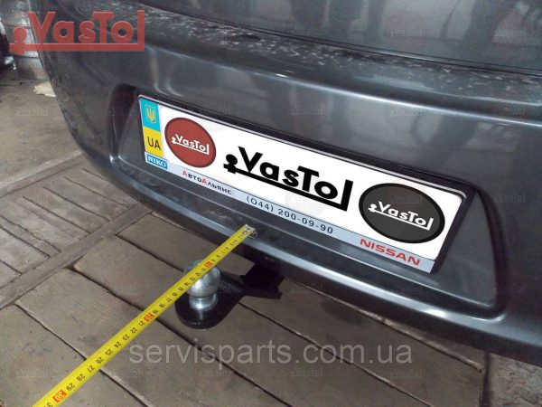 Знімний гак фаркоп на Nissan Leaf 2010-2017 (Нісан Ліф) Американська вставка під квадрат - Зображення 5