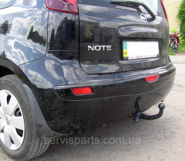 Знімний гак фаркоп на Nissan Note E11 2006-2013 (Нісан Ноут)