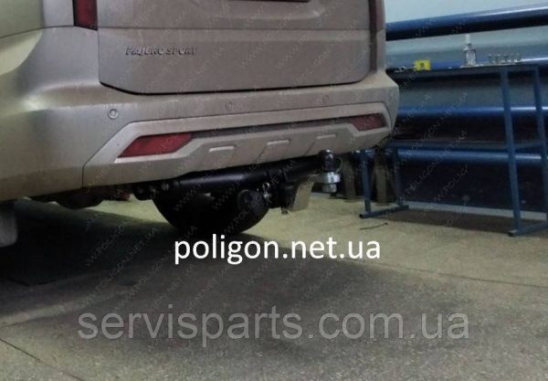 Знімний фаркоп на Mitsubishi Pajero Sport 2019- (Мітсубісі Паджеро Спорт) - Зображення 2