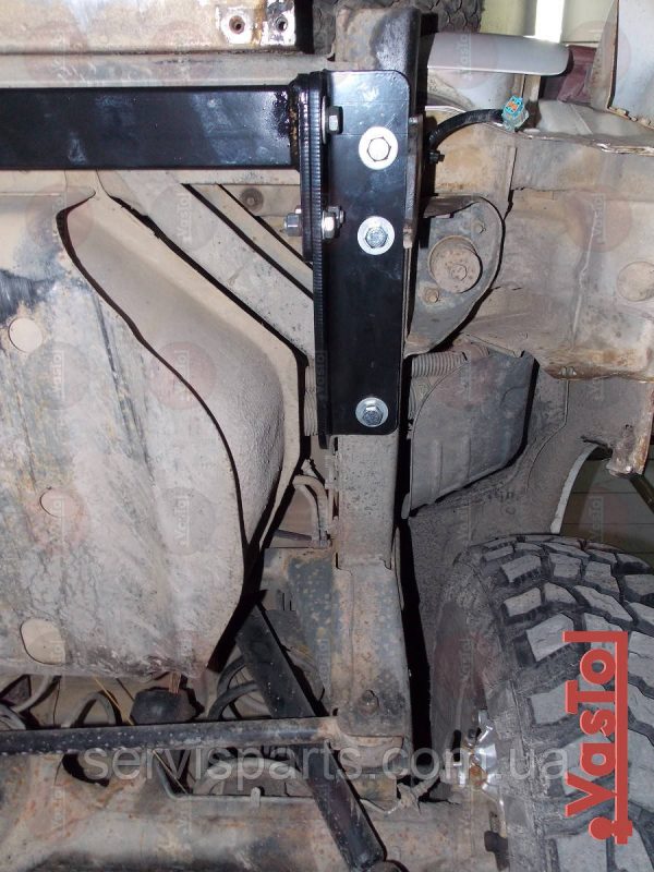 Знімний гак фаркоп на Nissan Patrol Y61 1997-2010 (Ніссан Патрол) без підрізу бампера - Зображення 2