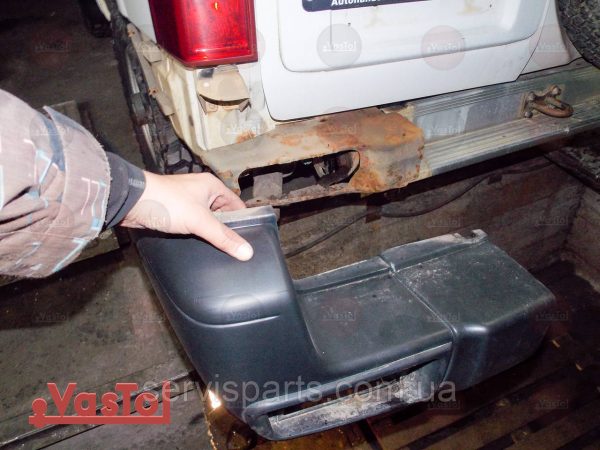 Знімний гак фаркоп на Nissan Patrol Y61 1997-2010 (Ніссан Патрол) без підрізу бампера - Зображення 7