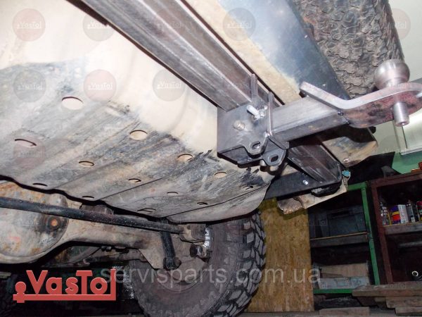 Знімний гак фаркоп на Nissan Patrol Y61 1997-2010 (Ніссан Патрол) без підрізу бампера - Зображення 3