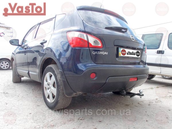 Знімний гак фаркоп на Nissan Qashqai 2006-2014 (Нісан Кашкай) Американська вставка під квадрат - Зображення 6