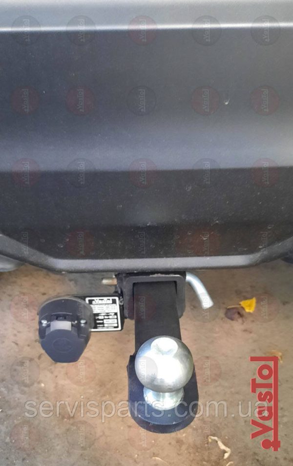 Знімний гак фаркоп на Nissan Qashqai J11 2019-2021 (Нісан Кашкай без AdBlue) Американська вставка під квадрат - Зображення 3