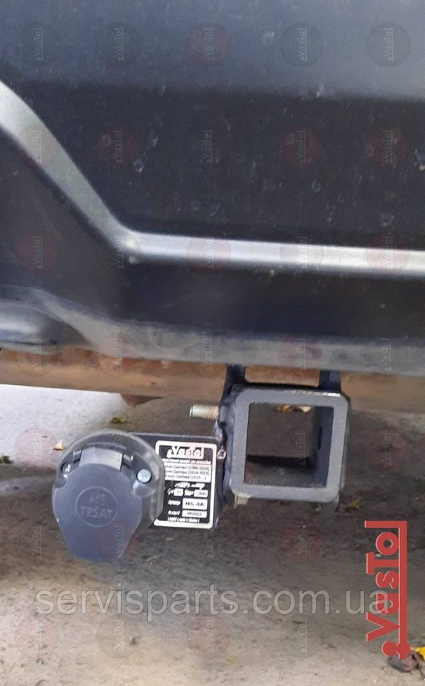 Знімний гак фаркоп на Nissan Qashqai J11 2019-2021 (Нісан Кашкай без AdBlue) Американська вставка під квадрат - Зображення 4