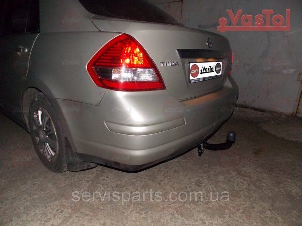 Український фаркоп на Nissan Tiida седан 2004-2014 (Нісан Тіїда) - Зображення 7