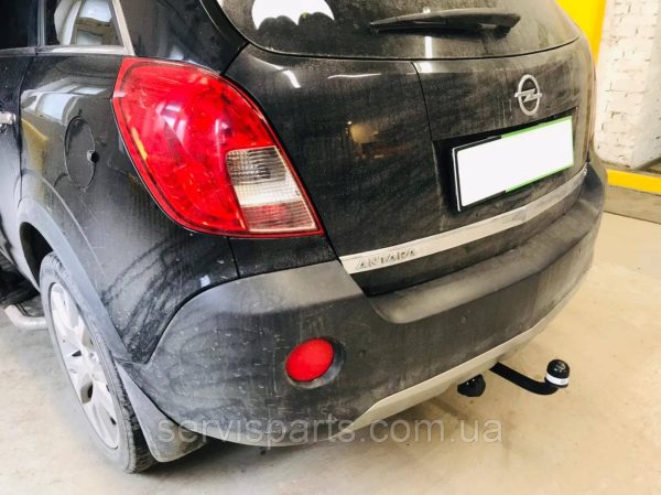 Знімний гак фаркоп на Opel Antara 2006-2017 (Опель Антара) без підрізу бампера.