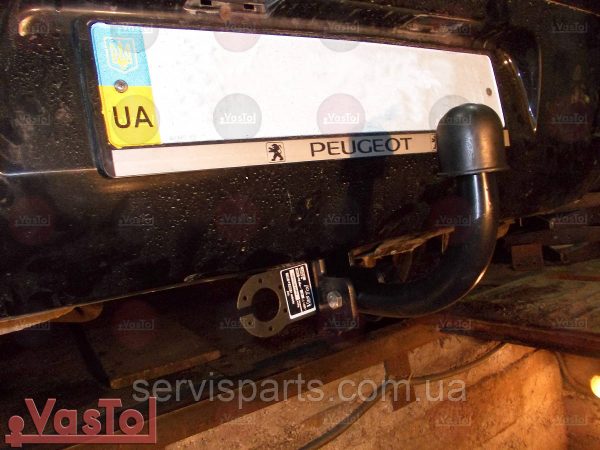 Знімний гак фаркоп Peugeot 407 седан 2004-2008 (Пежо 407) - Зображення 7