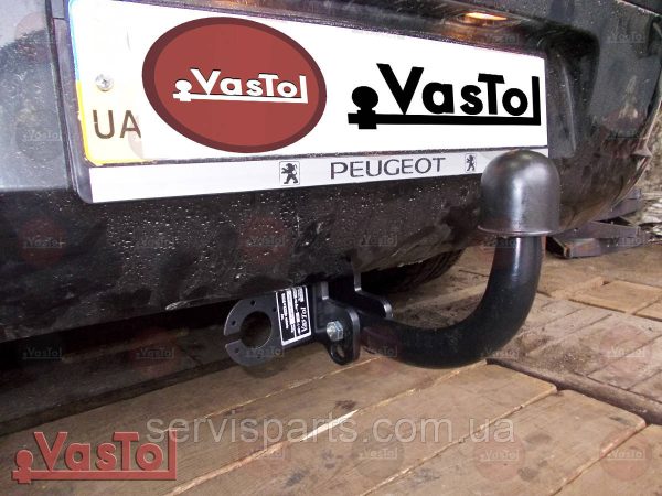 Знімний гак фаркоп Peugeot 407 седан 2004-2008 (Пежо 407) - Зображення 8