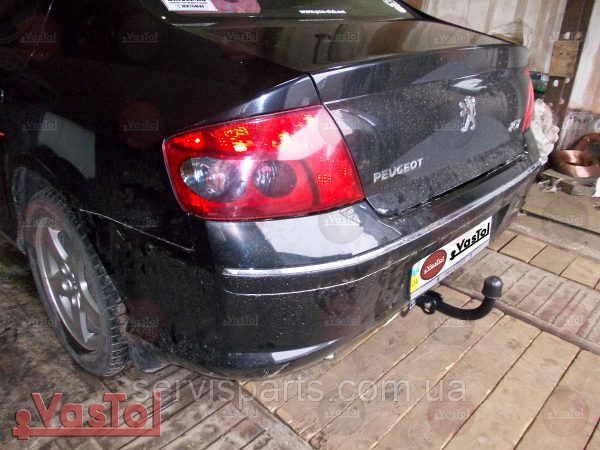Знімний гак фаркоп Peugeot 407 седан 2004-2008 (Пежо 407)