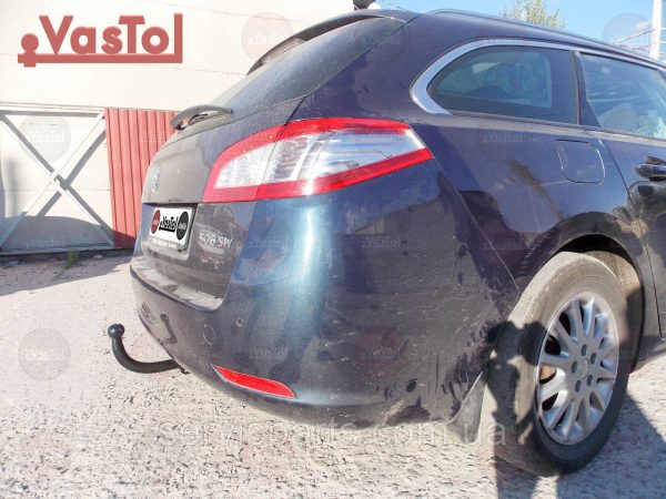 Знімний гак фаркоп на Peugeot 508 SW універсал 2011-2018 (Пежо 508) без підрізу бампера - Зображення 2