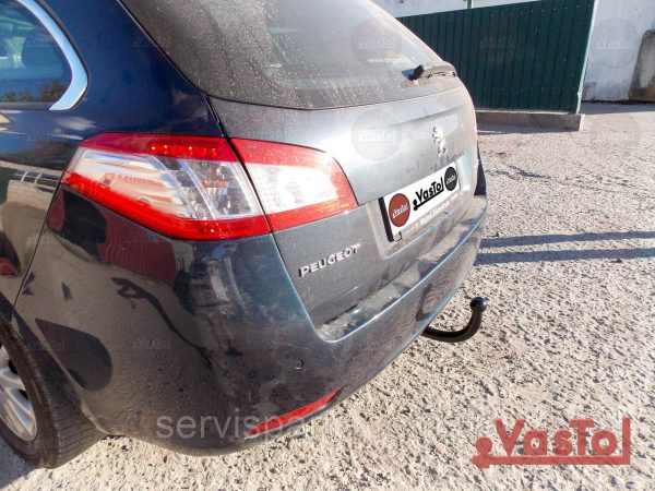 Знімний гак фаркоп на Peugeot 508 SW універсал 2011-2018 (Пежо 508) без підрізу бампера - Зображення 9