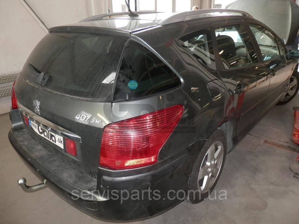 Оцинкований фаркоп на Peugeot 407 SW универсал 2004-2011 (Пежо 407 универсал) - Зображення 4