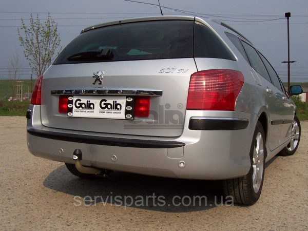 Оцинкований фаркоп на Peugeot 407 SW универсал 2004-2011 (Пежо 407 универсал) - Зображення 5