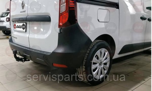 Фаркоп знімний гак на Renault Express 2021- (Рено Експрес) без підрізу бампера.