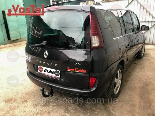Фаркоп знімний гак Renault Grand Espace 2002-2014 (Рено Гранд Еспейс) без підрізу бампера - Зображення 2