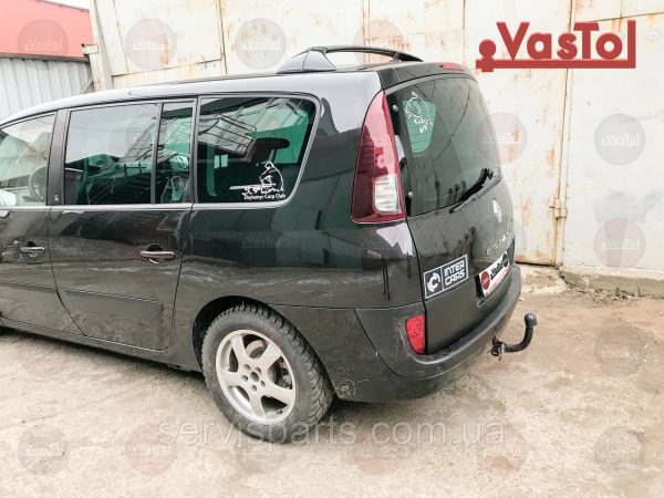 Фаркоп знімний гак Renault Grand Espace 2002-2014 (Рено Гранд Еспейс) без підрізу бампера - Зображення 8