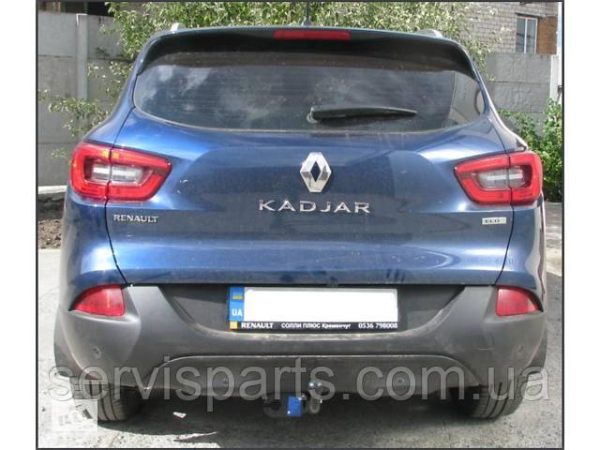 Фаркоп знімний гак на Renault Kadjar 2015- (Рено Каджар) без підрізу бампера. - Зображення 2