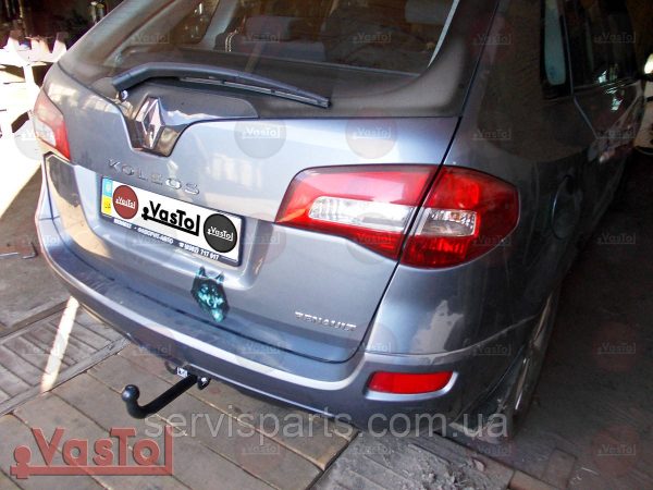 Фаркоп знімний гак на Renault Koleos 2008-2016 (Рено Колеос) без підрізу бампера. - Зображення 5