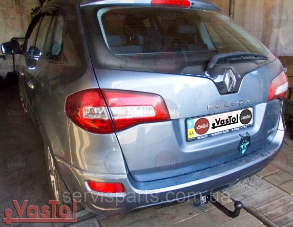 Фаркоп знімний гак на Renault Koleos 2008-2016 (Рено Колеос) без підрізу бампера. - Зображення 8