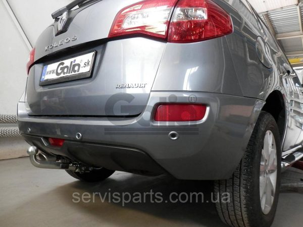 Оцинкований фаркоп на Renault Koleos 2008-2016 (Рено Колеос) без підрізу бампера. - Зображення 3