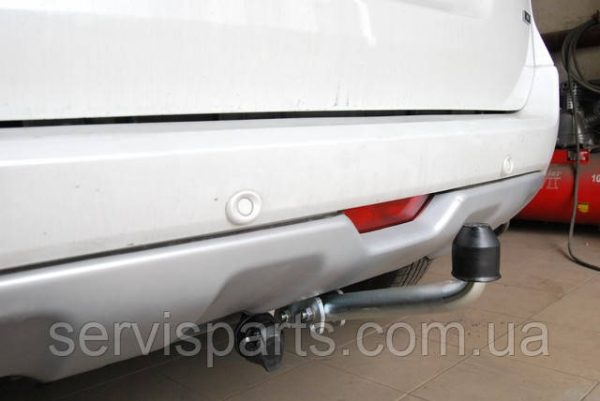 Оцинкований фаркоп на Renault Koleos 2008-2016 (Рено Колеос) без підрізу бампера. - Зображення 2