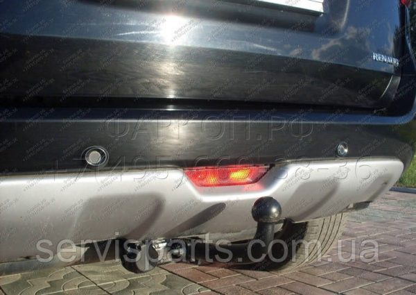 Польський фаркоп на Renault Koleos 2008-2016 (Рено Колеос) без підрізу бампера - Зображення 7
