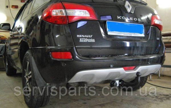 Польський фаркоп на Renault Koleos 2008-2016 (Рено Колеос) без підрізу бампера