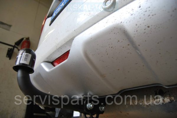 Польський фаркоп на Renault Koleos 2008-2016 (Рено Колеос) без підрізу бампера - Зображення 4