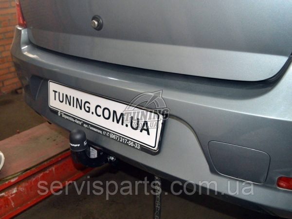 Польський фаркоп на Dacia Renault Logan I седан 2004-2012 (Дачія Логан) - Зображення 5